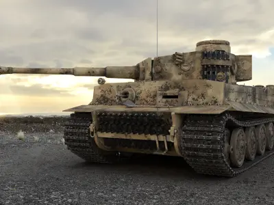 Tiger Tank Free 3D model