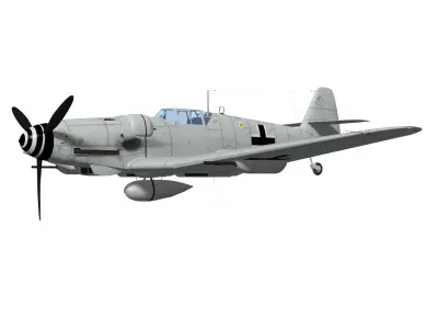 Messerschmitt Bf 109H 3D model