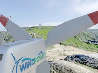 Wind Turbine 3D model 2