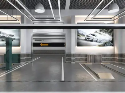 Car Service  3D model