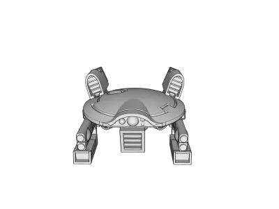 Gun Drone AC Free 3D print model
