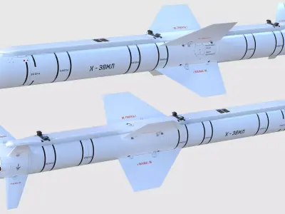 KH-38ML MISSILE 3D model