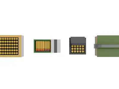 Crates Ammo Box 3D model