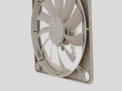Industrial Factory Cooling Fan Housing for 3D print 3D model