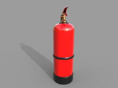 Fire Extinguisher Low-poly 3D model 23