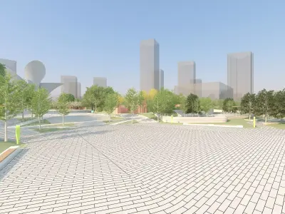 Coastal Park 3D model