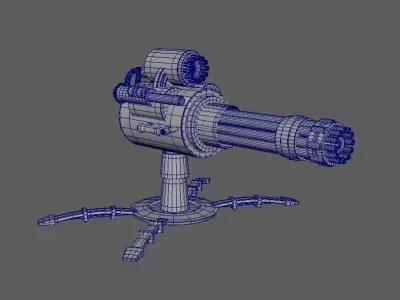 Machingun1 machine gun 3D model