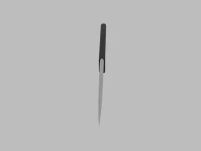 Low Poly Knife 2 Free low-poly 3D model