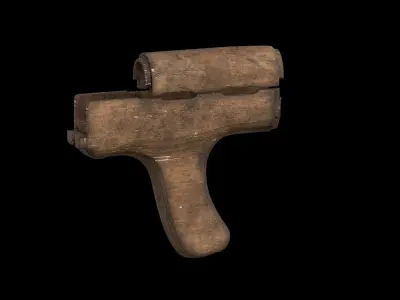  AK - Handguard - Romanian  Low-poly 3D model