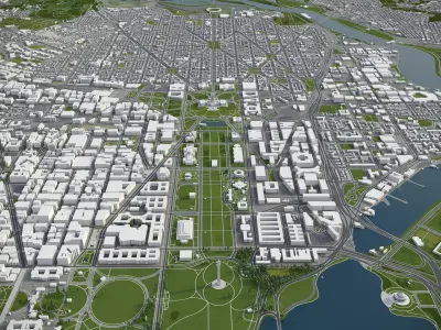  Washington - city and surrounding area 
