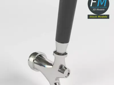 Beer tap faucet 2 3D model