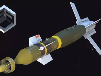 GBU-12 Paveway II 3D model purchase