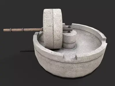 Medieval Environment Props 5 Farm Tools  Storage Pack 2 Low-poly 3D model