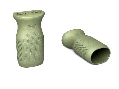 Magpul MVG MLOK Vertical Grip OD Green Free low-poly 3D model
