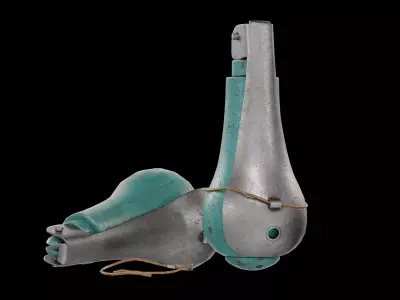 French Percutante No 1 grenade Low-poly 3D model