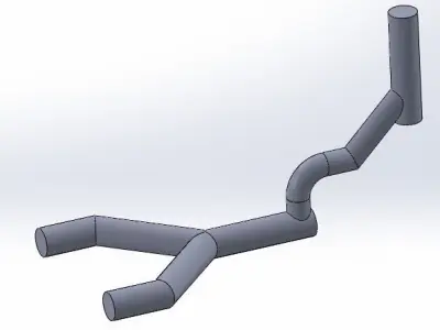 Pipe Elbows Free 3D model