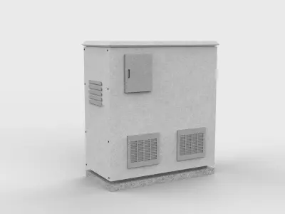 Electric Substation  3D model