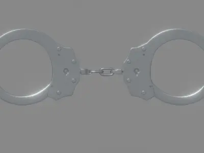 Handcuffs 3D model purchase