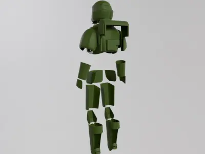 COSPLAY - GUARDSMEN - CADIAN Shock Troop 3D model