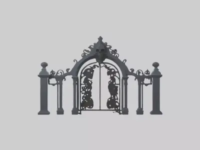 Purgatorygate Model Low-poly 3D model