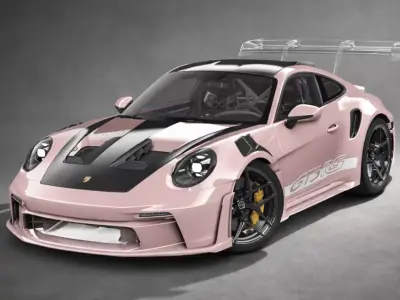 Porsche 992 GT3 RS Glasswing 3D model