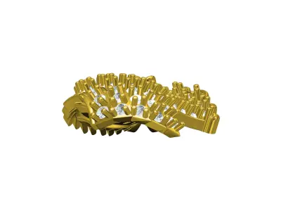 Antique Gorgeous Diamond Pendant 3D print model