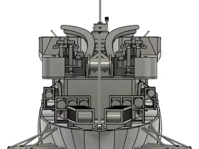 USS Gilmer APD-11 RC Model 1-48 Scale 3D print model