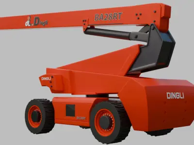 Electric Scissor Lift Compact 3D model