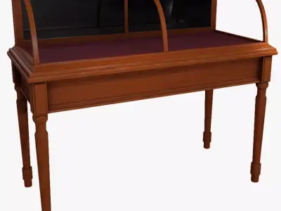 Antique Display Case Low-poly 3D model