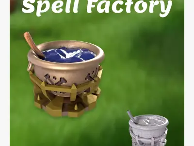 Spell factory 3D model
