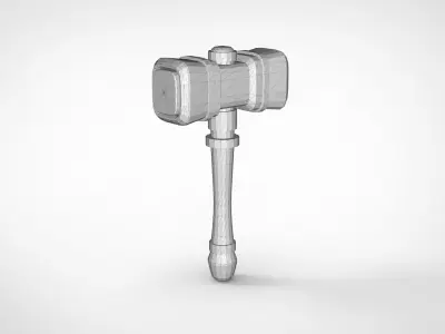Classic hammer Free 3D model
