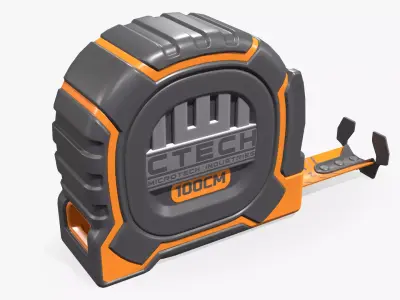 Tape Measure Low-poly 3D model get