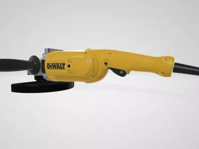 DEWALT D28491 Angle Grinder Low-poly 3D model
