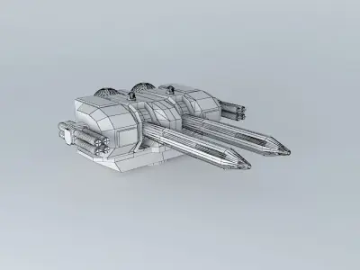 LRT15V2 Laser-missile turret. Free 3D model