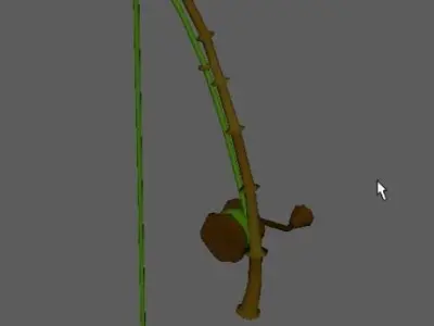 Fishing rod 3D model get