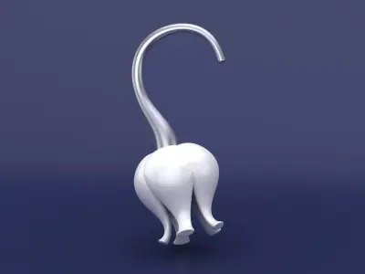 A Part of Lily Of The Valley Flower CAD Design 3D print model