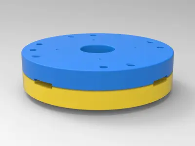 Mold for diecast  tire 7 Scale 1 to 10 and 1 to 14 and 1 to 25 3D print model