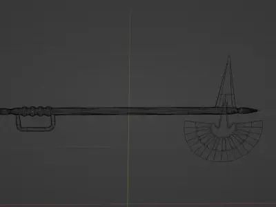 ax weapon Free low-poly 3D model