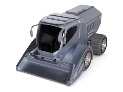 Snow Groomer 3D model shop