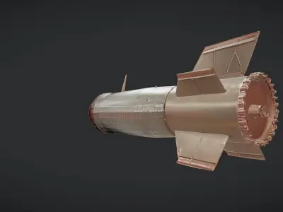 military aerial bomb 3D model