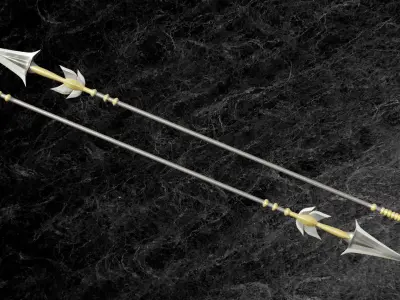 WARRIOR SPEAR Low-poly 3D model