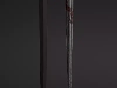 Medieval Knight Sword Low-poly 3D model purchase