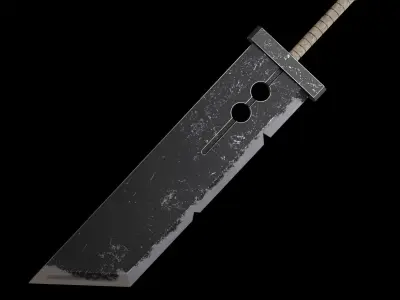 Great Sword Low-poly 3D model purchase