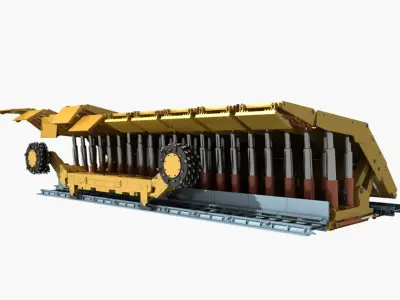  Longwall mining coal Shearer Loader RIGGED 