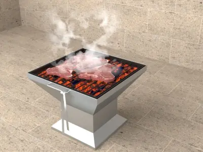 Barbecue Grill 3D model