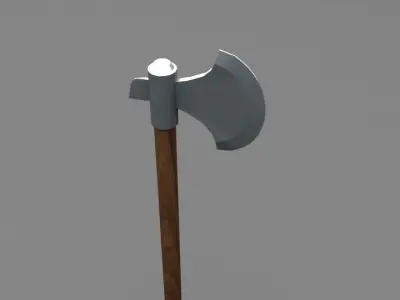 Battle -Axe of Grenadier  Low-poly 3D model