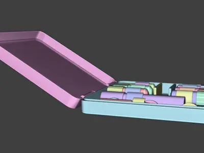 AI2 medical kit Low-poly 3D model