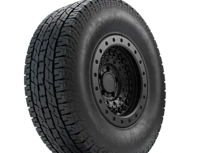 Yokohama Geolander AT G015 Tire 3D Model 3D model