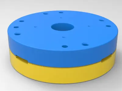 Mold for diecast tire 14 Scale 1 to 10 and 1 to 14 and 1 to 25 3D print model