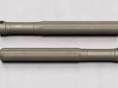 KAC - M110 - PRG Silencer - Replica Low-poly 3D model